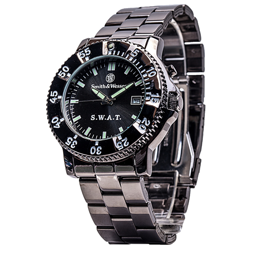 Smith & Wesson Swat Watch W/ Metal Wristband