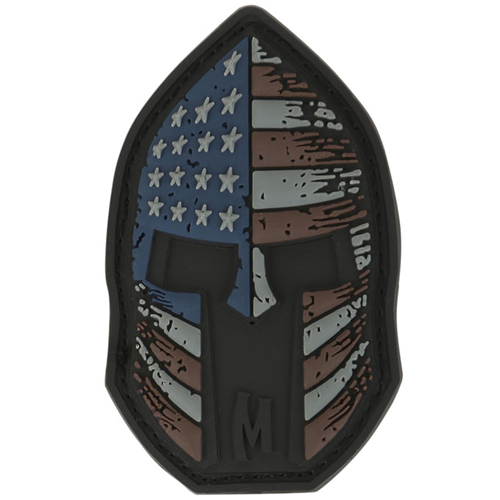 Stars And Stripes Spartan Helmet Morale Patch