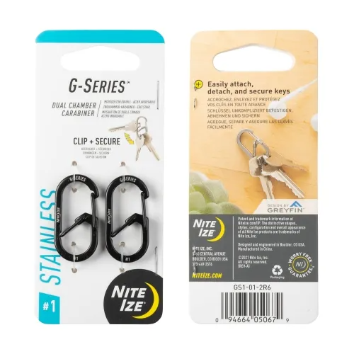 G-series Dual Chamber Carabiner #1 - 2 Pack