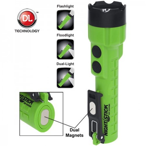 X-series Dual-light Flashlight W/dual Magnets