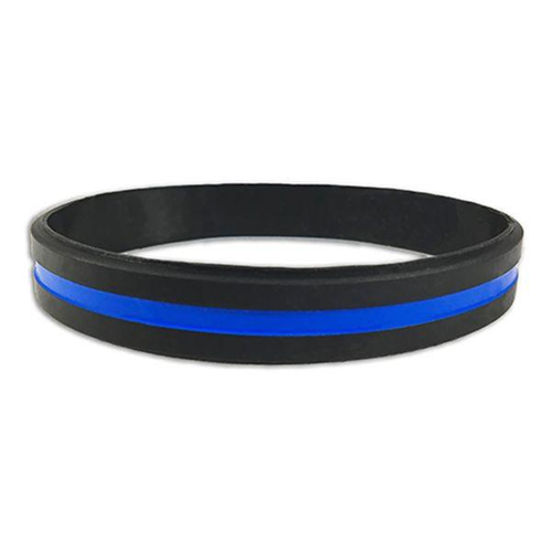 Thin Blue Line USA Bracelet, 8 Inch