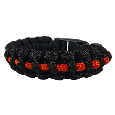 Paracord Survival Bracelet, Thin Blue Line