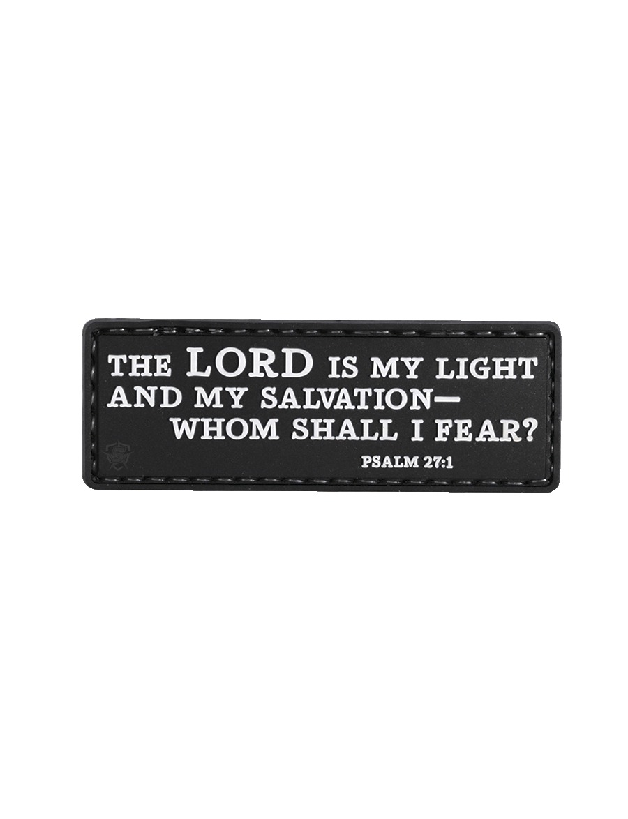 Psalm 27:1 Morale Patch
