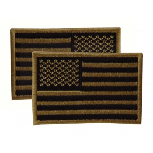 Embroidered USA Military Flag Patches