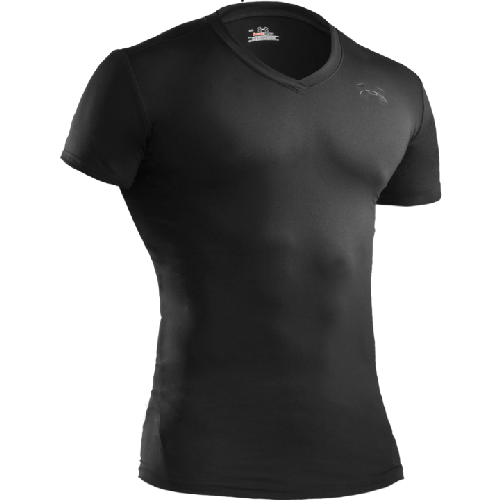 UA Men's Tactical HeatGear Compression V-Neck T-Shirt