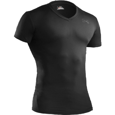 UA Men's Tactical HeatGear Compression V-Neck T-Shirt