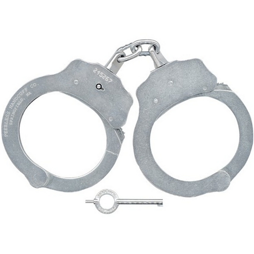 Model 700C Chain Link Handcuffs - Nickel Finish